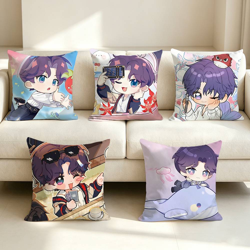 Home Landing Textiles - Qi-Yu R-Rafayel LandS Game Chibi Square