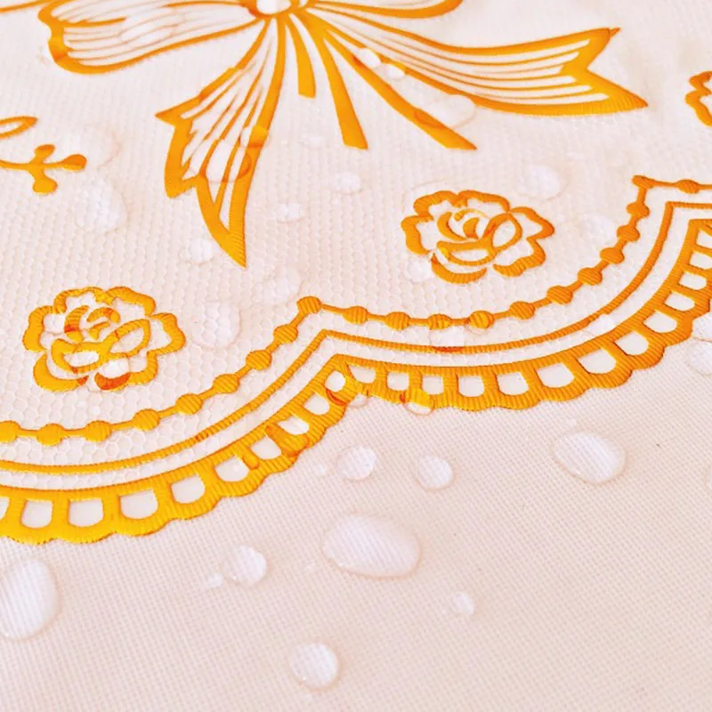 ผ้าปูโต๊ะกันน้ำ PVC รูปวงรี ลา - Home Textiles News บทวิจารณ์และราคา