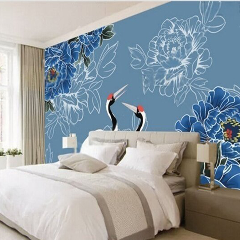 วอลเปเปอร์ติดผนังลายดอกไม้และน - Home Textiles Trends บทวิจารณ์และราคา