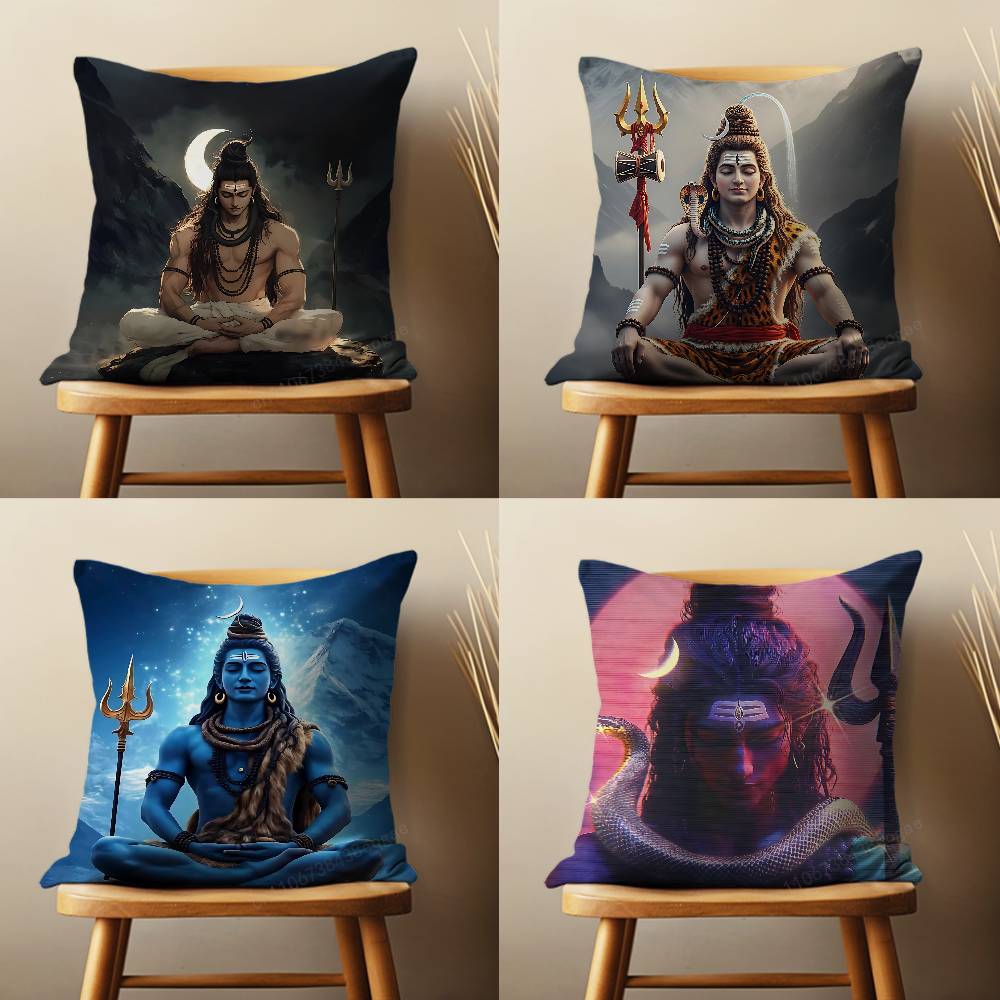ปลอกหมอนอิงลายศิลปะอินเดีย พระ - Home Textiles India บทวิจารณ์และราคา