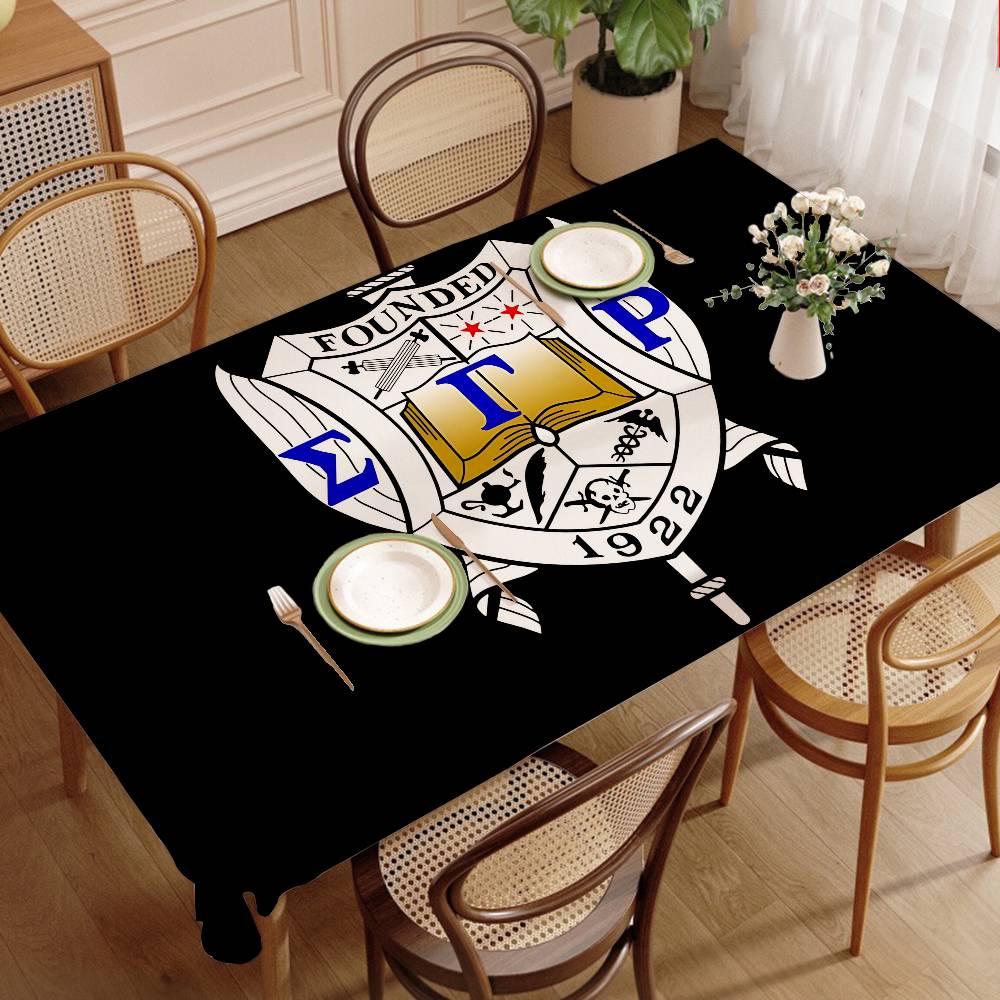 ผ้าปูโต๊ะโลโก้ Sigma Gamma Rho - Home Textiles News บทวิจารณ์และราคา