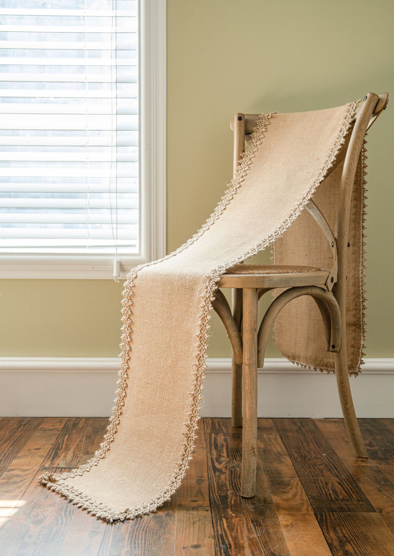 ใหม่ลูกไม้ธรรมชาติ Vintage Jut - Home Textiles News บทวิจารณ์และราคา